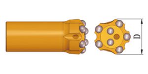 Threaded Button Bits